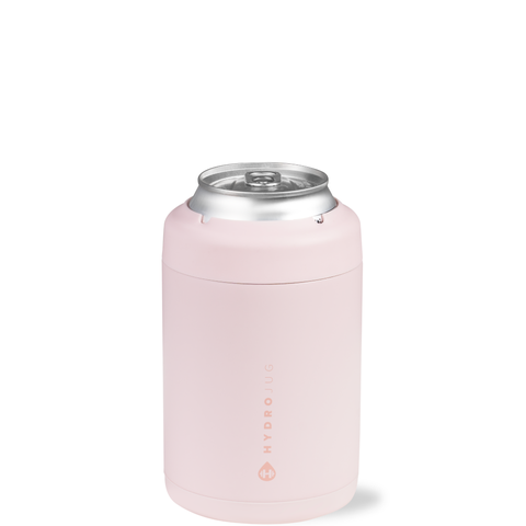 Standard Can Cooler 12oz, Insulated Stainless Steel Cup with Screw-Top Ring & Non-Slip Rubber Base