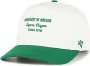 '47 Men's '47 White Oregon Ducks Contemporary Basics Two-Tone Hitch Adjustable Hat