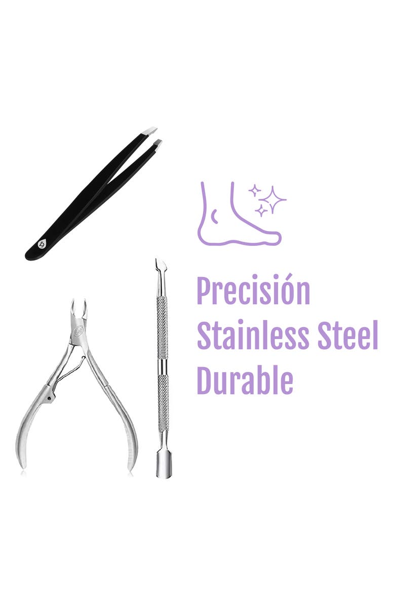 Slant Tweezer & Manicure/Pedicure Kit, Alternate, color, Multicolor