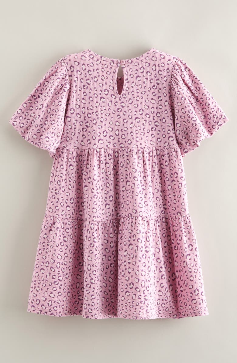 Tucker + Tate Kids' Pretty Tiered Dress, Alternate, color, Purple Jazz Playful Leopard
