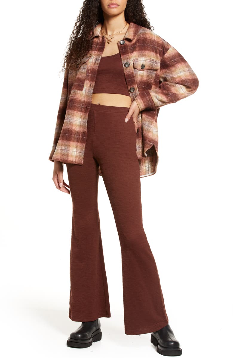 BP. Plaid Shirt Jacket, Alternate, color,