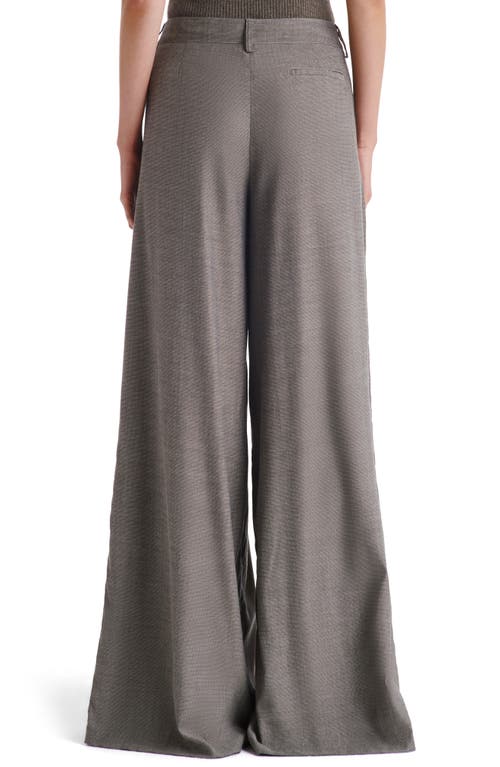 Twp New Didi Pleat Wool Blend Wide Leg Pants In Gray
