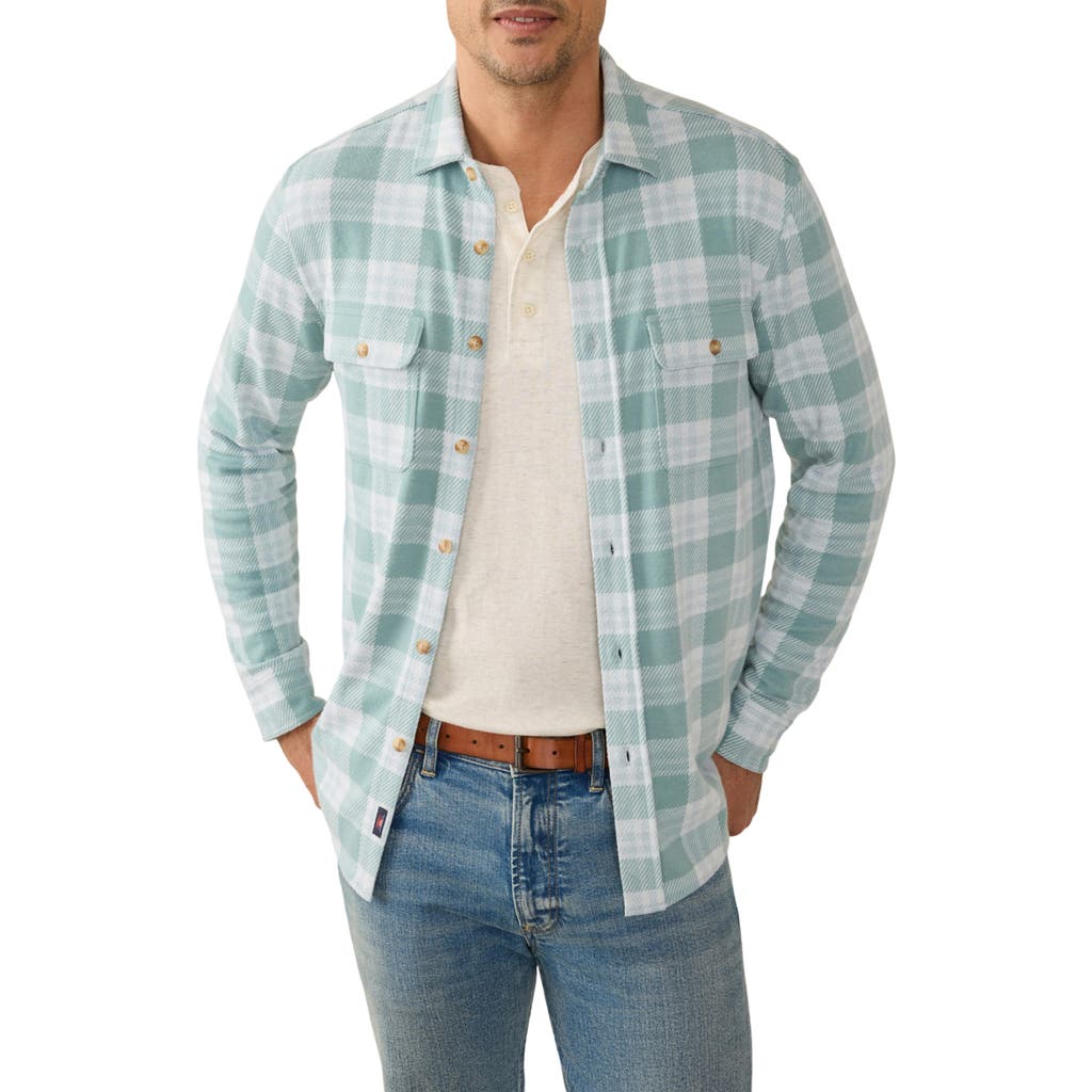 Faherty Legend Button-up Shirt In Blue