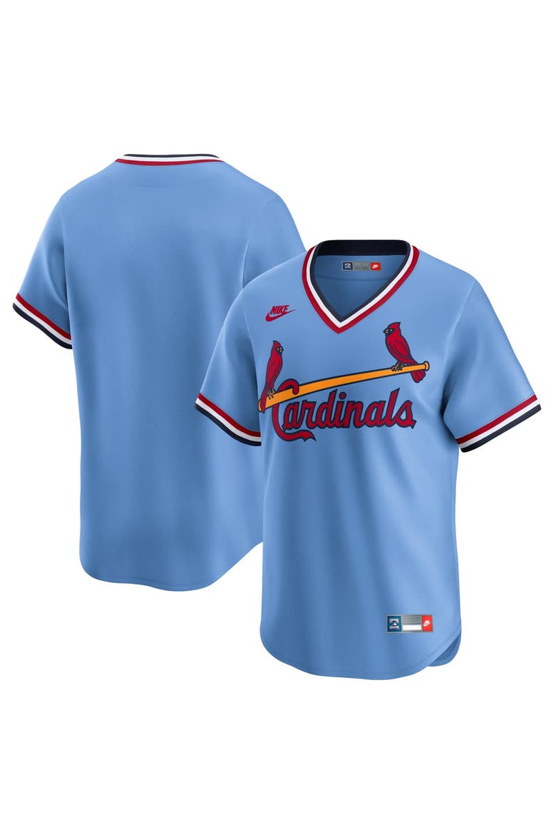 Men's Nike Light Blue St. Louis Cardinals Cooperstown Collection Limited Jersey, Alternate, color, Blue