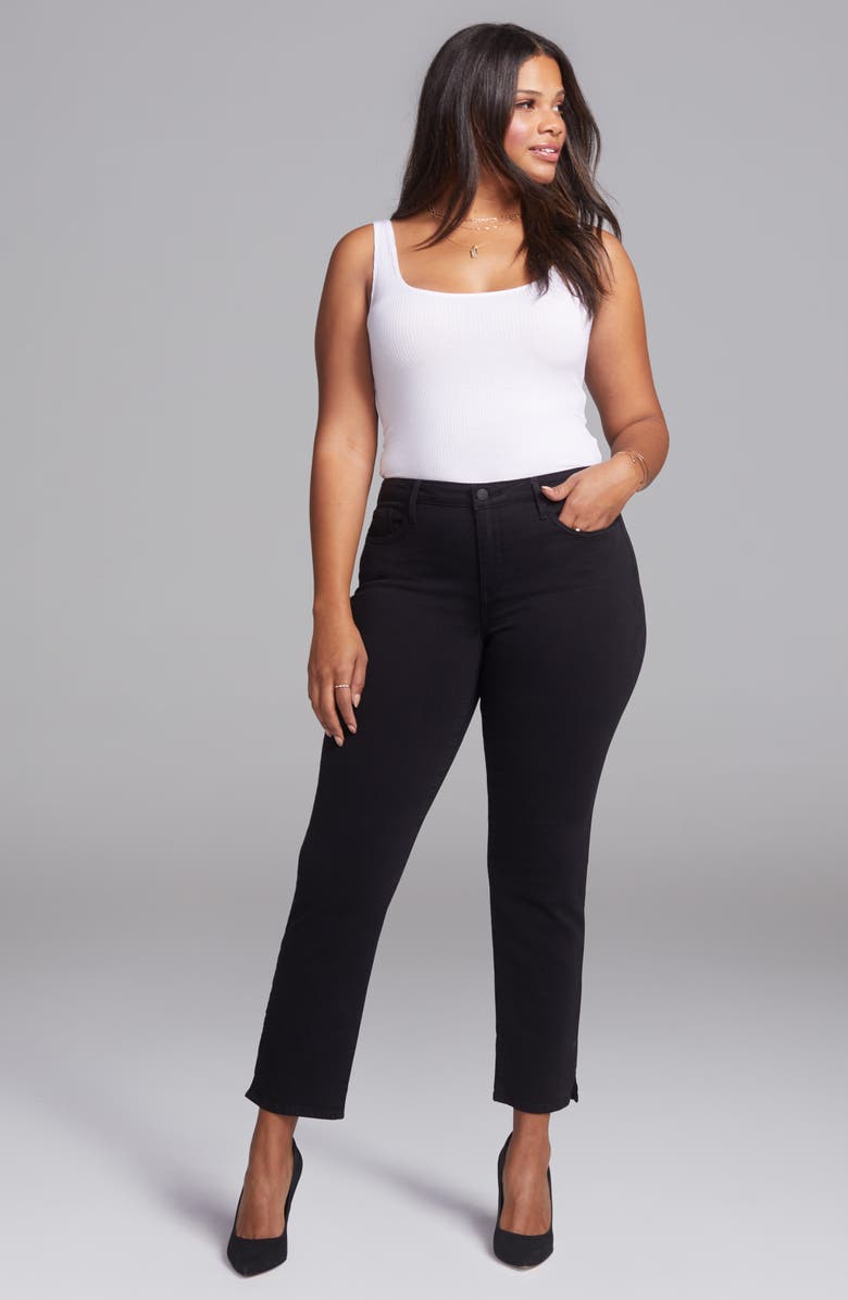 NYDJ Curves 360 by NYDJ Slim Straight Leg Ankle Jeans, Alternate, color,