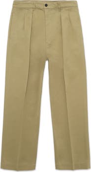 Fortela New York Heavyweight Cotton Gabardine Pleated Pants