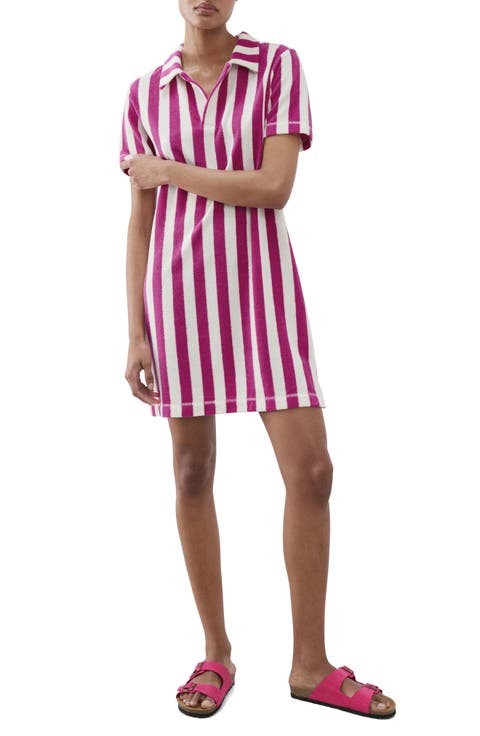 Stripe Terry Nightgown