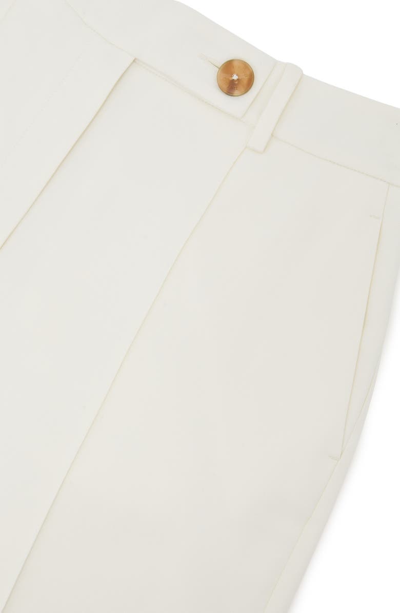 Reiss Malin High Waist Wide Leg Pants, Alternate, color, Cream