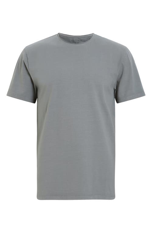 Allsaints Bodega Crew Neck T-shirt In Fossil Grey