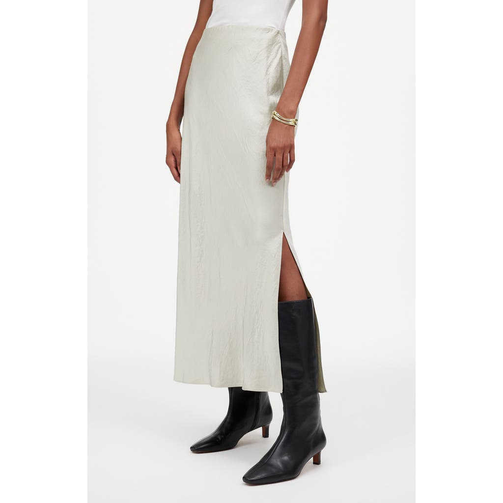MADEWELL MADEWELL SATIN MAXI SLIP SKIRT