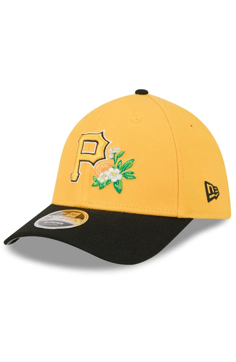 New Era Men's New Era  Gold/Black Pittsburgh Pirates 2026 Spring Training M-Crown 39THIRTY Flex Hat, Alternate, color, Gold