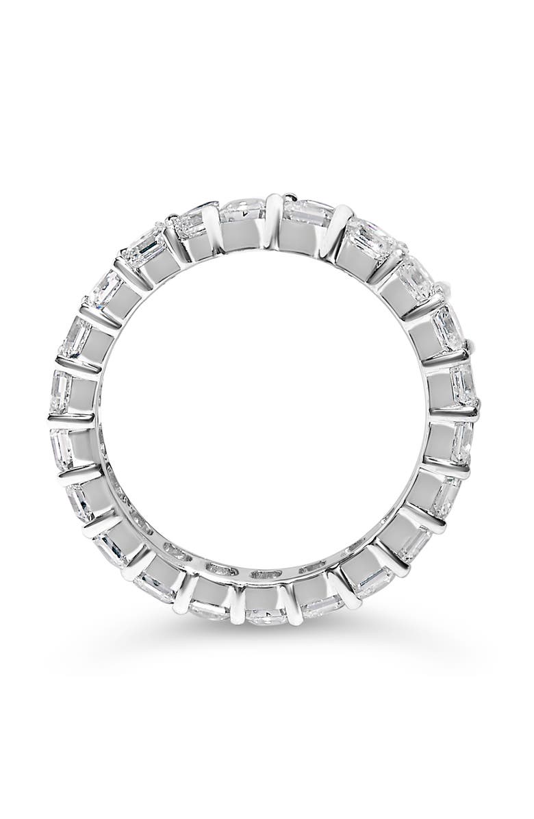 Haus of Brilliance 14K White Gold 2 1/3 Cttw Asscher Cut Lab Grown Diamond Eternity Band Ring, Alternate, color, White