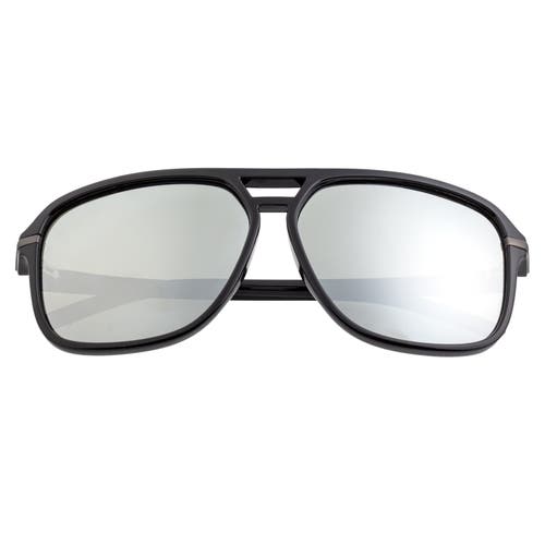 Simplify Reed Polarized Sunglasses In Black/silver