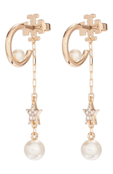 Moondance Star Drop Earrings