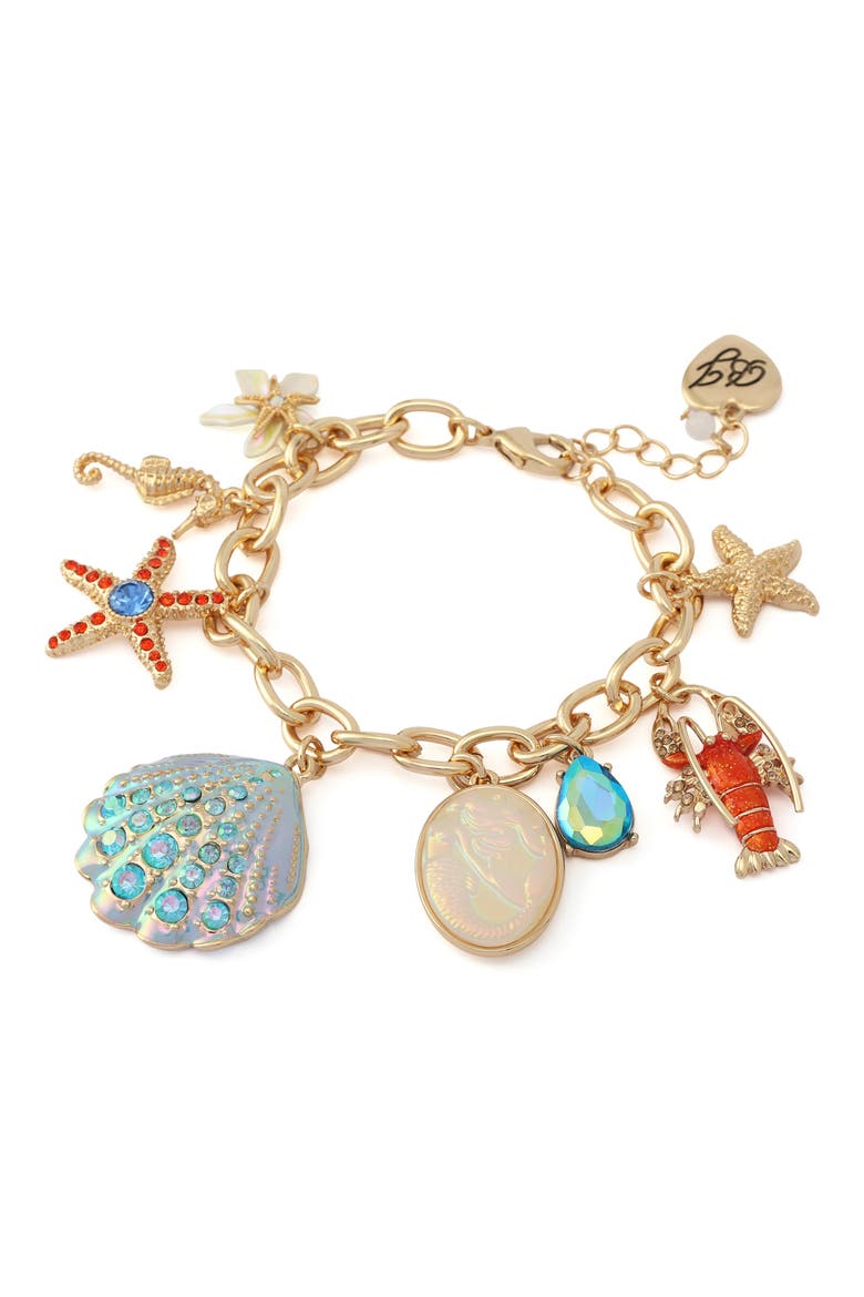 Sealife Charm Flex Bracelet, Alternate, color, BLUE