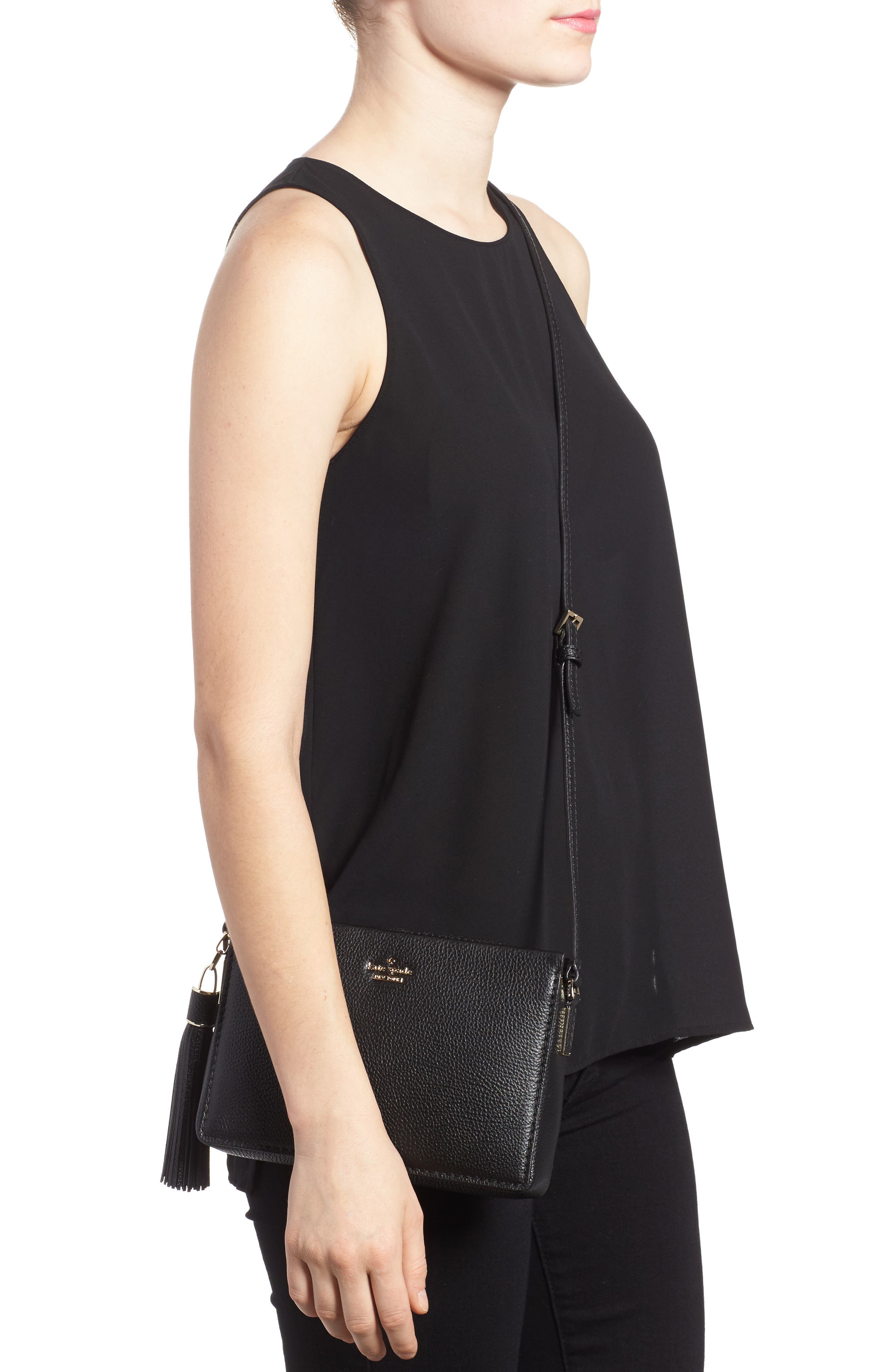 Kate Spade New York kingston drive - gillian leather crossbody bag, Alternate, color, 