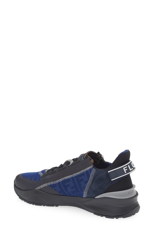 Fendi Flow Sneakers In Grig Abiss/navy