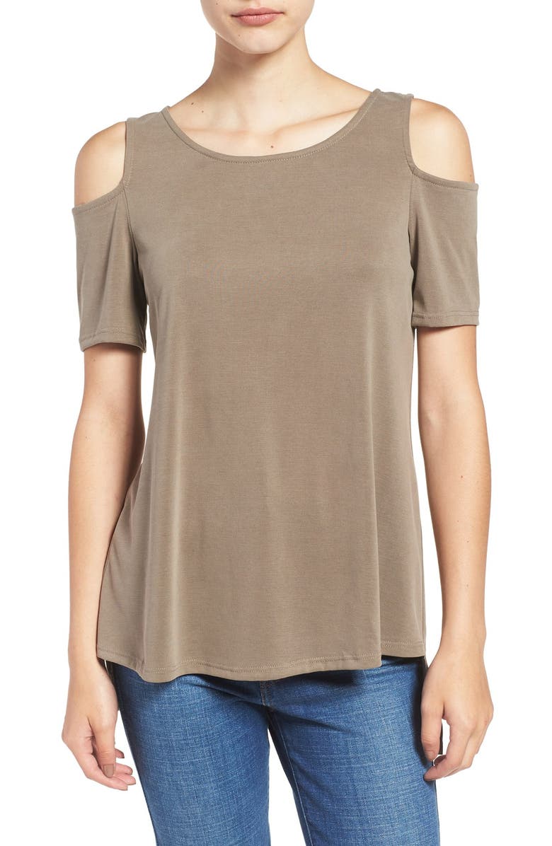 Ten Sixty Sherman Cold Shoulder Tee, Main, color,