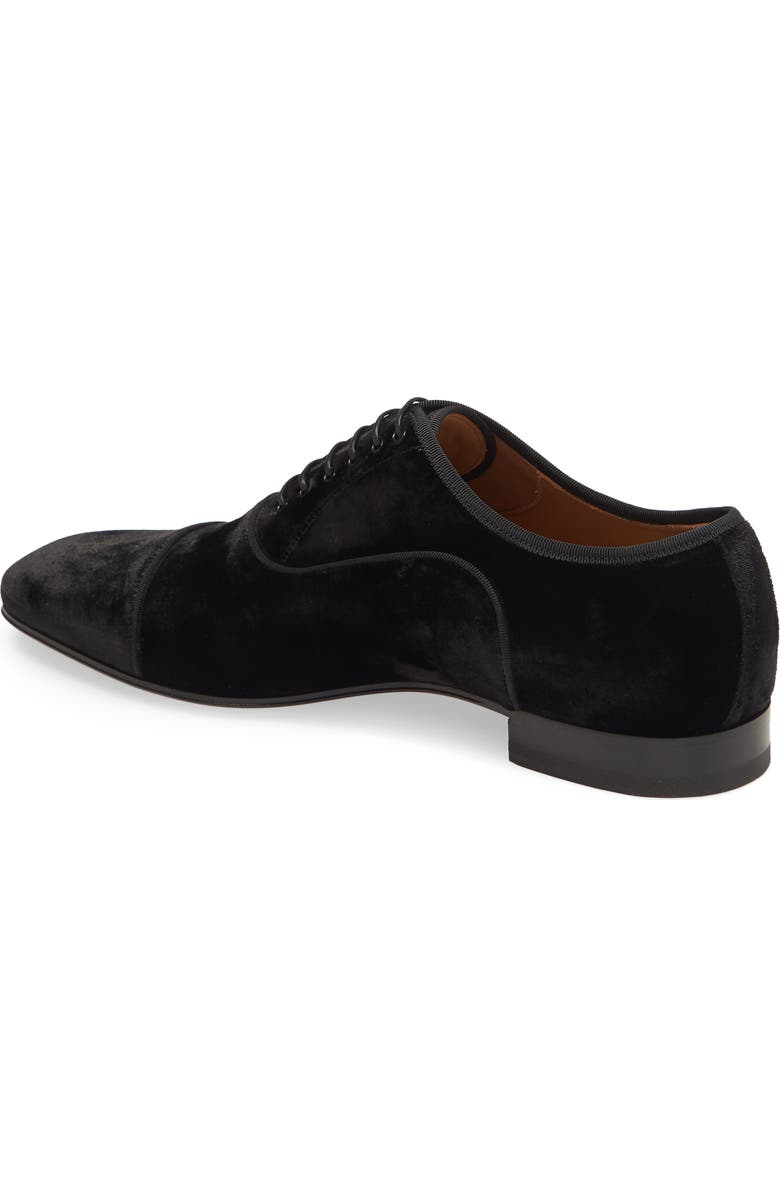Christian Louboutin Greggo Orlato Velvet Oxford, Alternate, color,