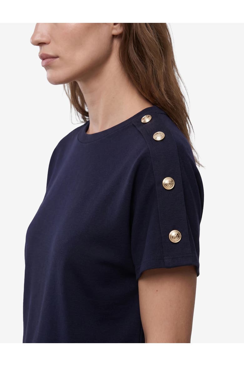 Short Sleeve Crew Neck T-Shirt, Alternate, color, NAVY