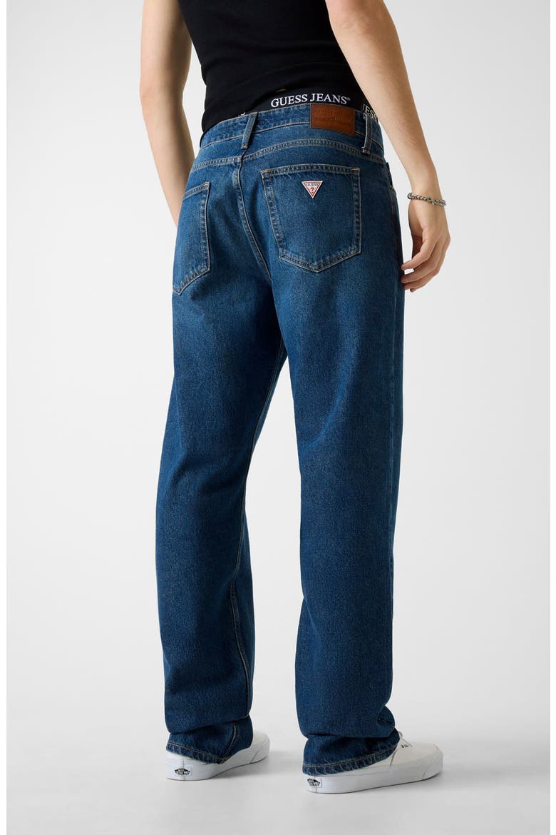 G18 Relaxed Straight Leg Jeans, Alternate, color, BLUE