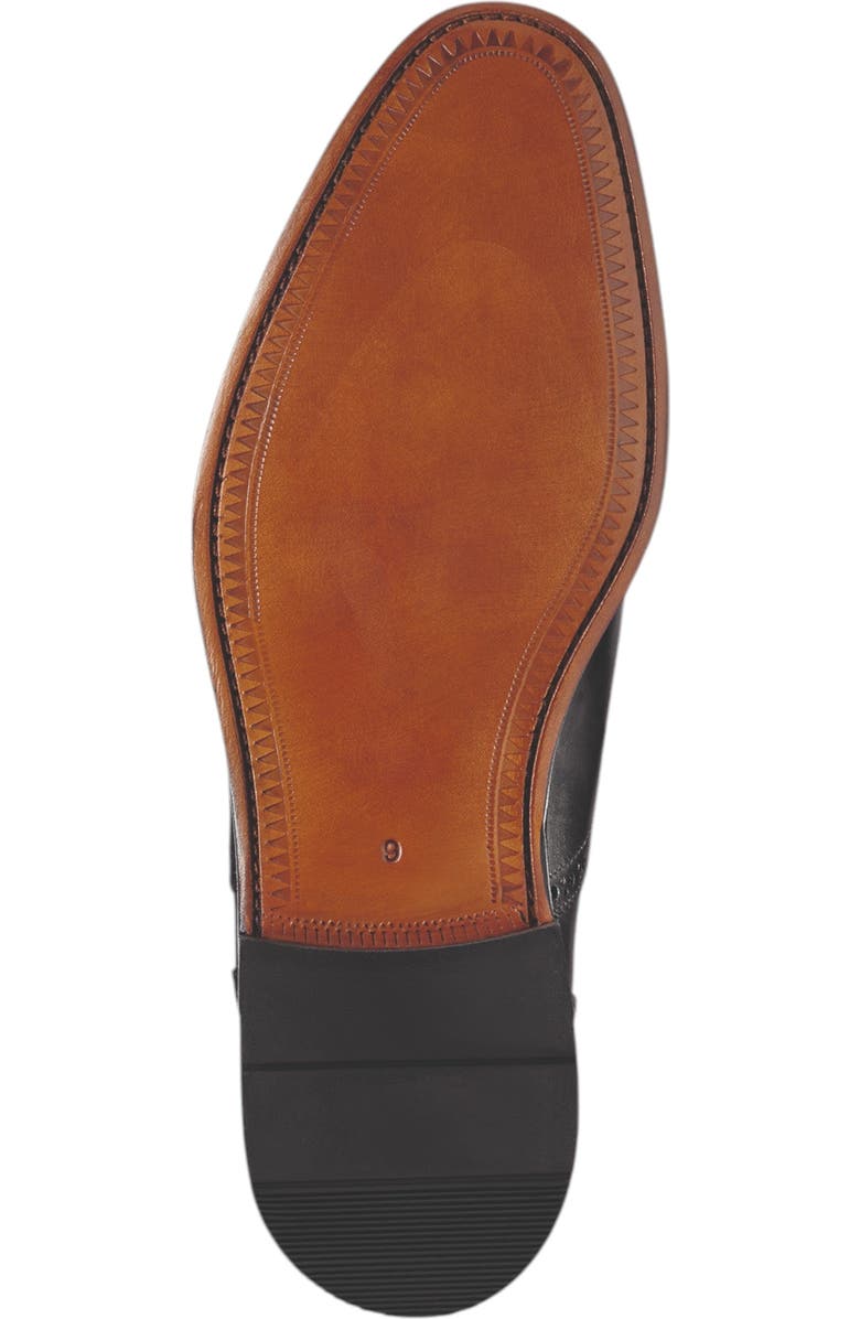 Charles Tyrwhitt Leather Oxford Brogue Shoes, Alternate, color, Black