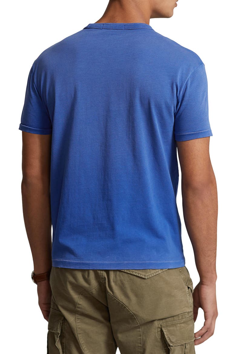 Classic Fit Logo Slub Jersey Graphic Tee, Alternate, color, SISTINE BLUE