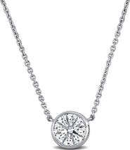 Julianna B. 1 CTW Lab-Grown Diamond Solitaire Necklace 14K