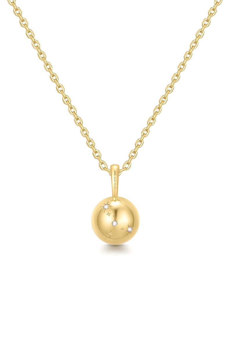 ANIA HAIE Lady Cozy Pendant Necklace, Alternate, color, Shiny Gold