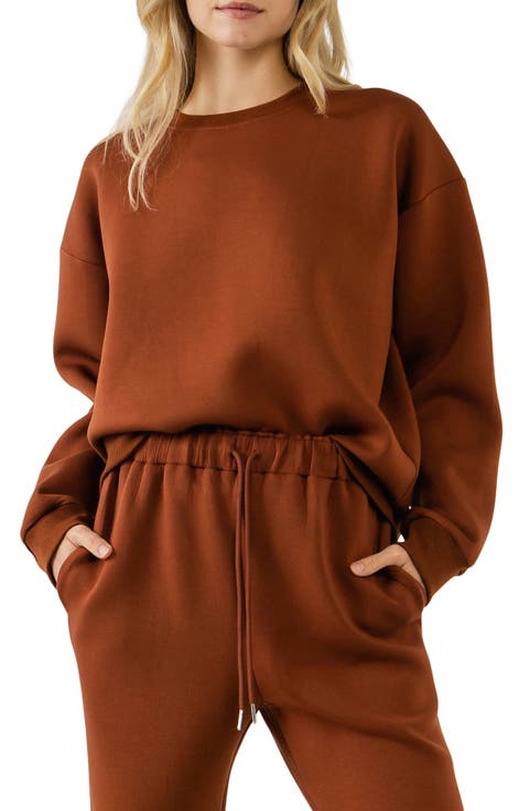 Lounge Wear Crewneck Sweatshirt