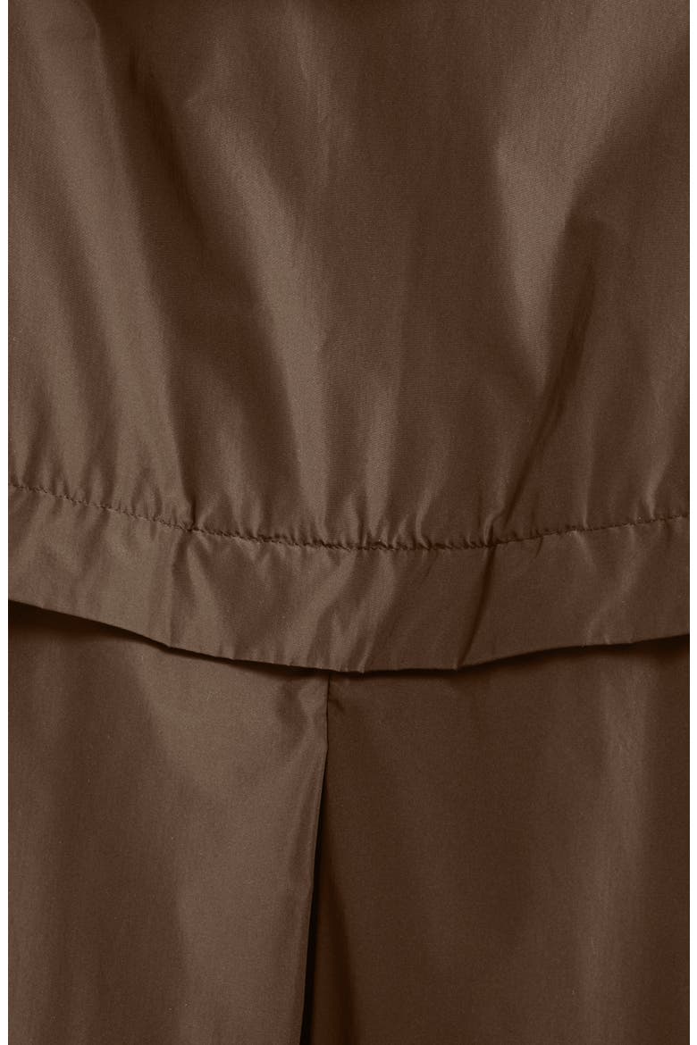 Techno Taffeta A-Line Parka, Alternate, color, 2240 LEATHER