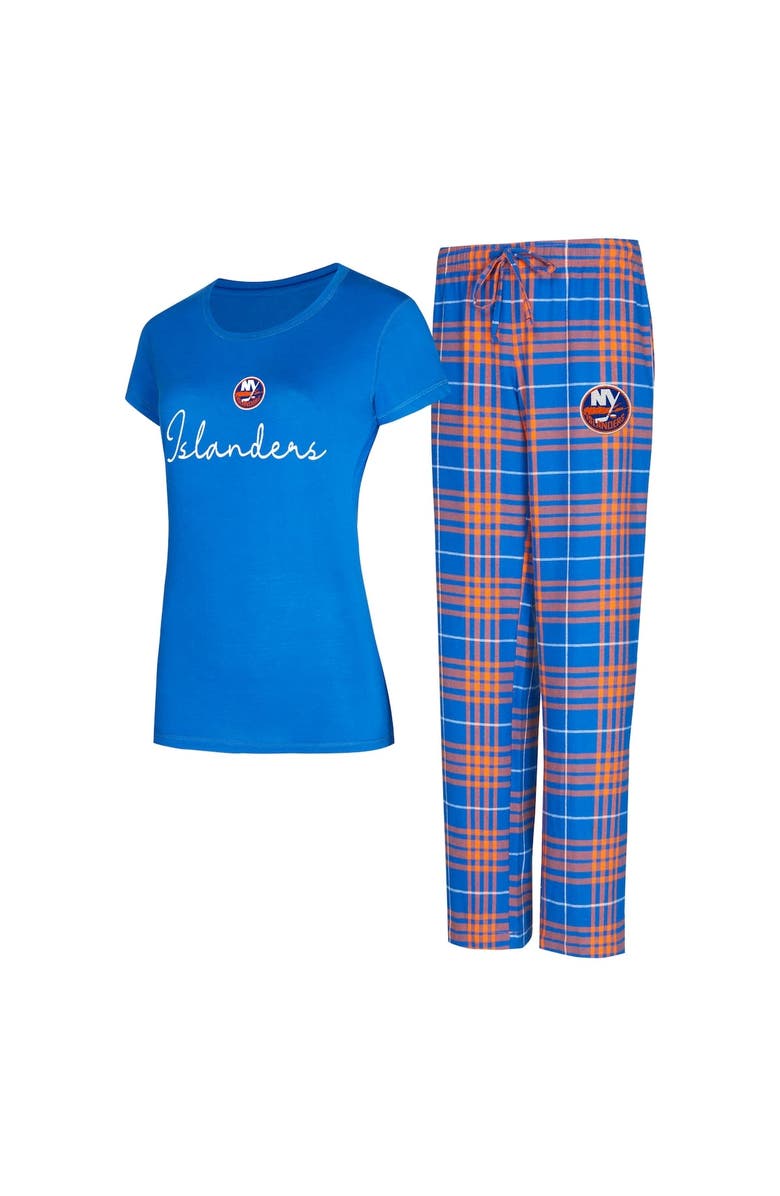 CONCEPTS SPORT Women's Concepts Sport New York Islanders Vector T-Shirt & Pants Sleep Set, Main, color, Royal