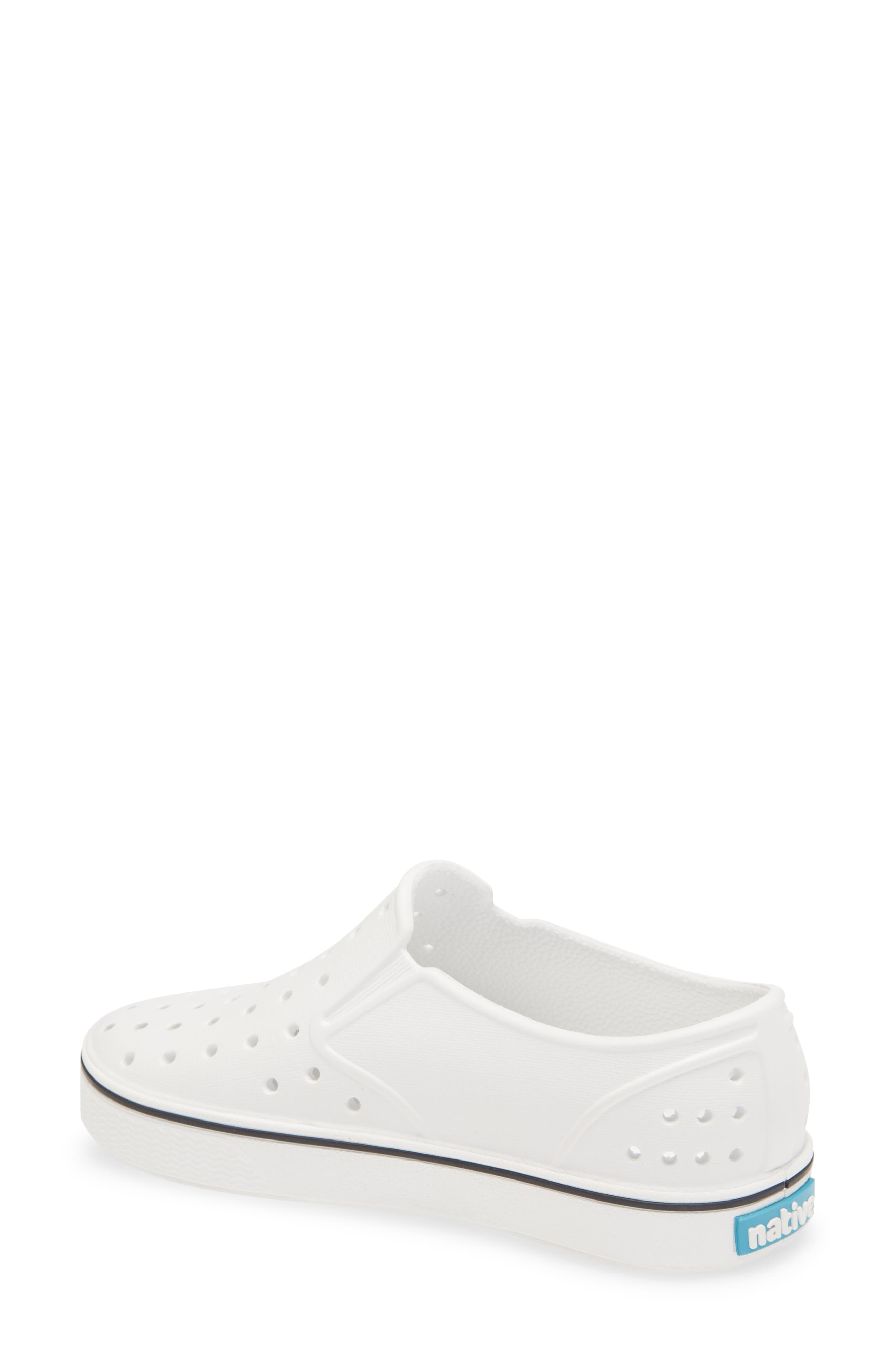Native Shoes Kids' Miles Slip-On Sneaker, Alternate, color, Shell White/ Shell White