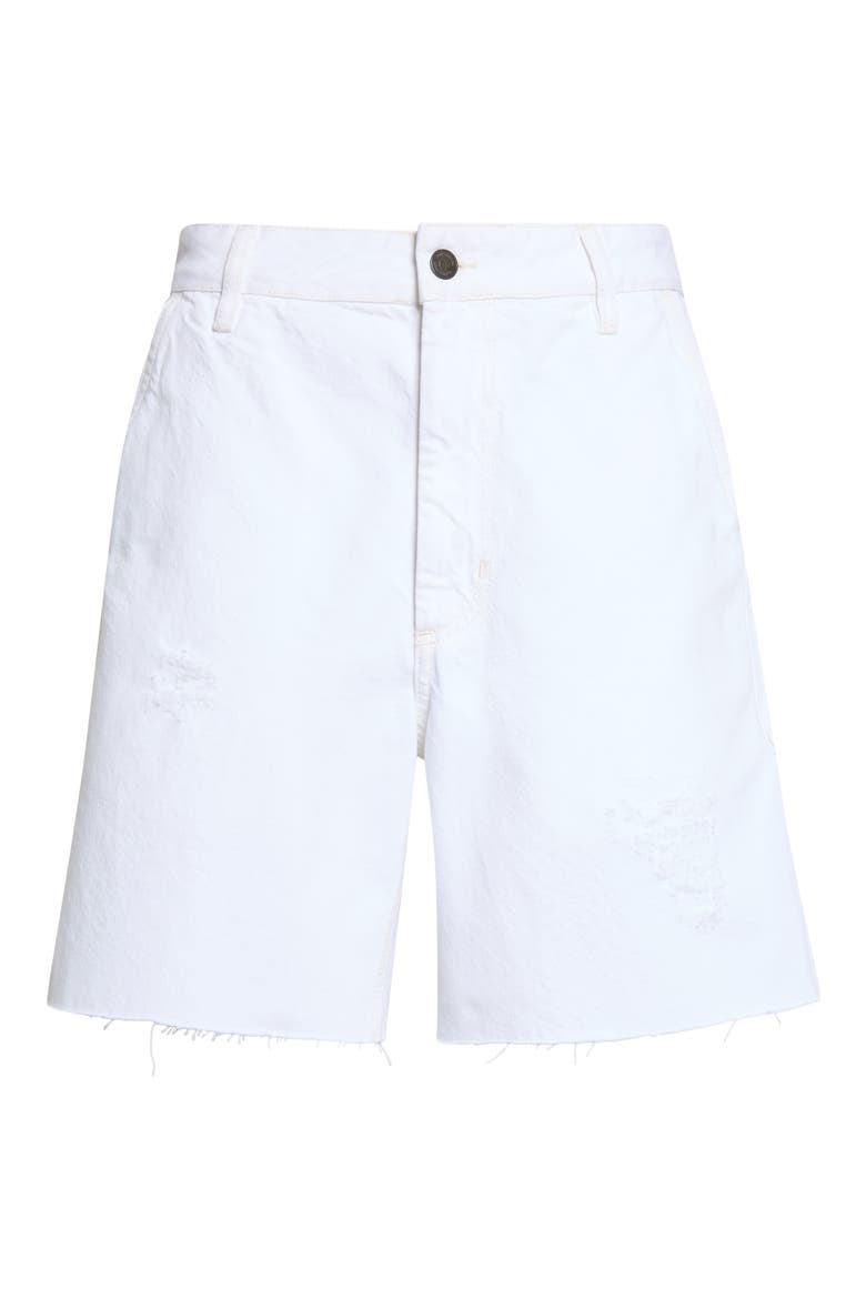 Ellis Cutoff Denim Skate Shorts, Alternate, color, TALC
