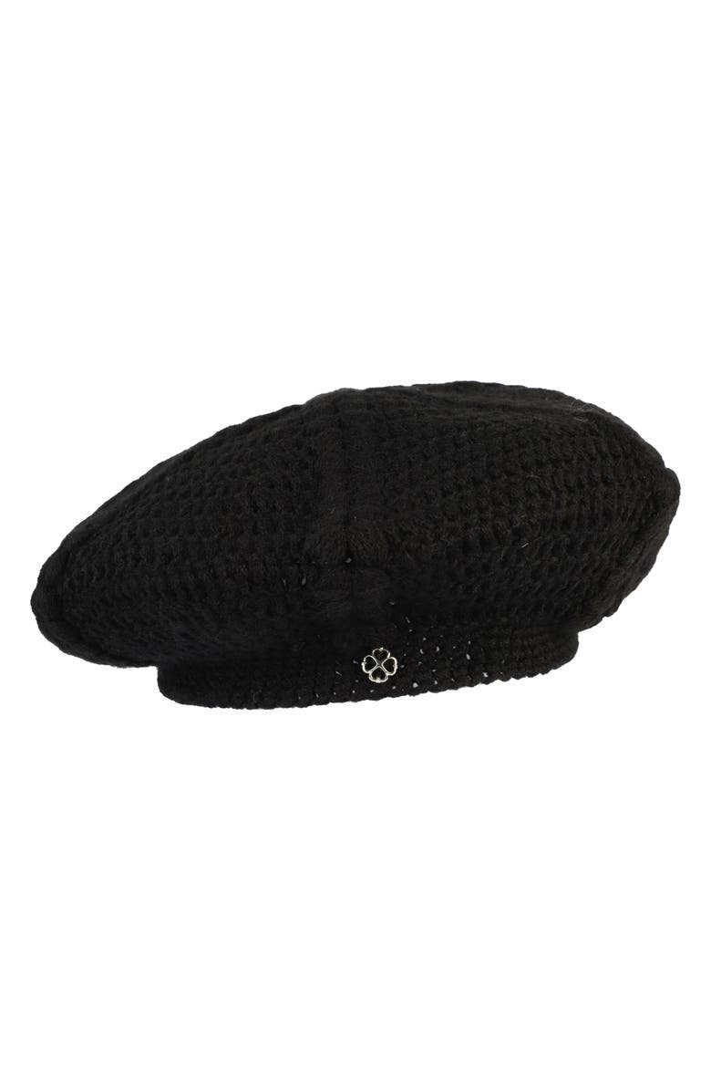 Kate Spade New York crochet beret hat, Main, color,