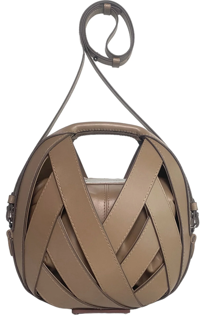 PERRIN PARIS Le Petit Handbag, Main, color, Chestnut