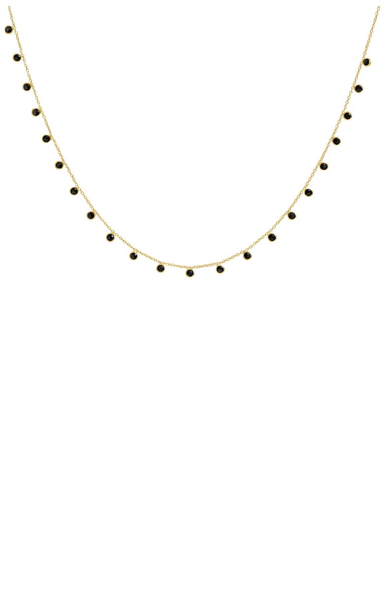 Dean Davidson Orsay Charm Necklace, Main, color, Black Cz