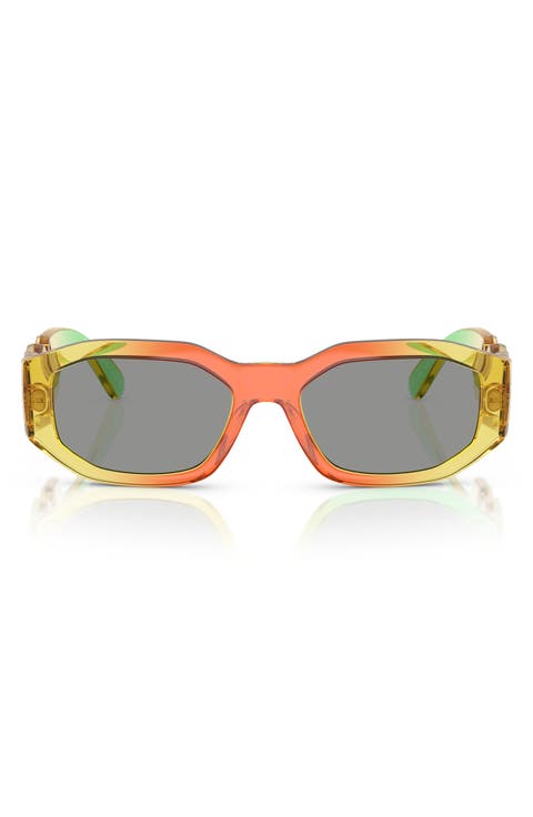 Biggie 53mm Round Sunglasses