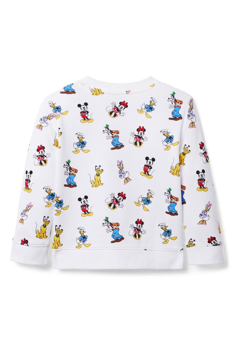 x Disney Kids' Mickey & Friends French Terry Graphic Sweatshirt (Limited Edition), Alternate, color, WHITE MULTI
