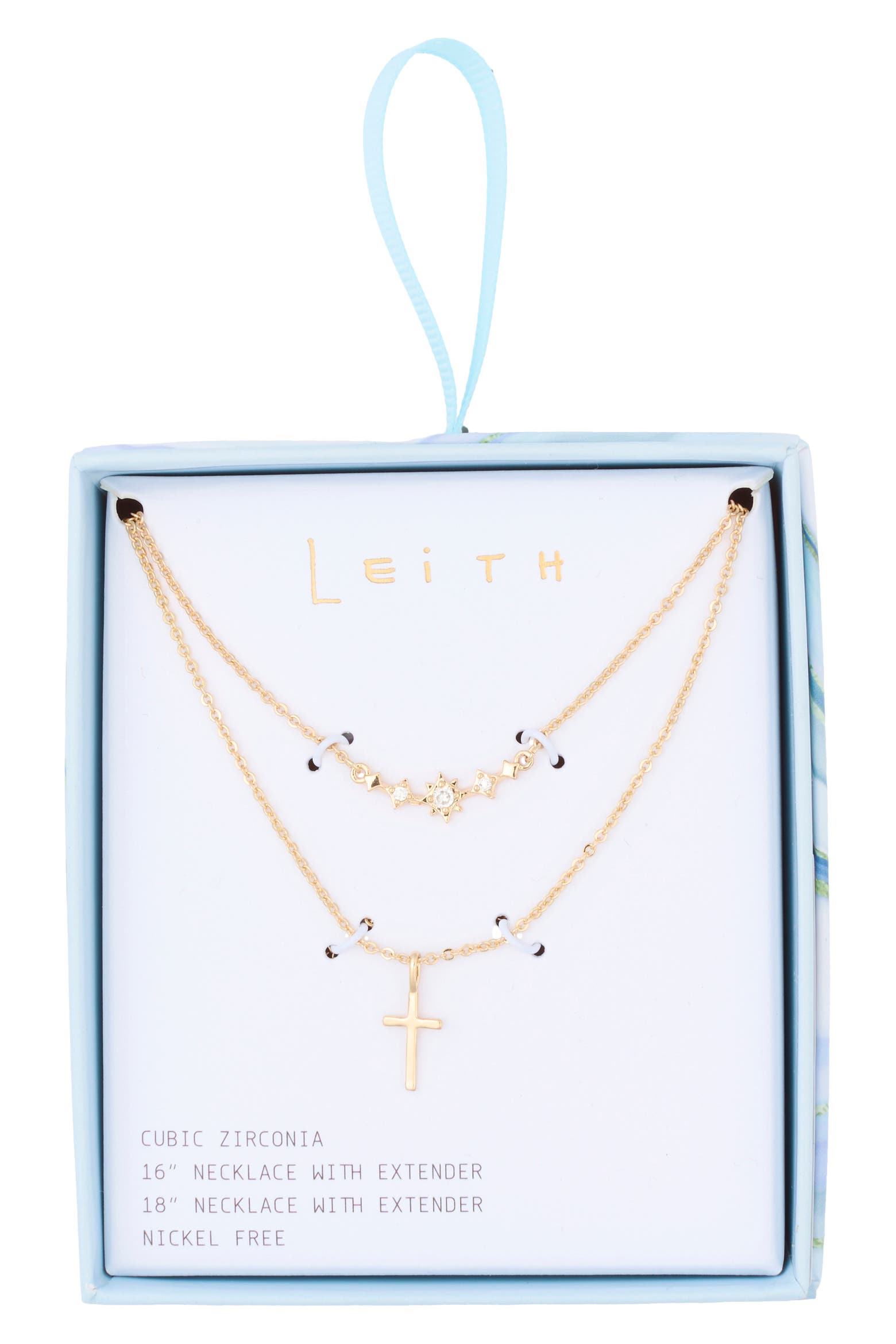 Cross Decorating Leith Set of 2 Cross Pendant Necklaces (Women) | Nordstromrack