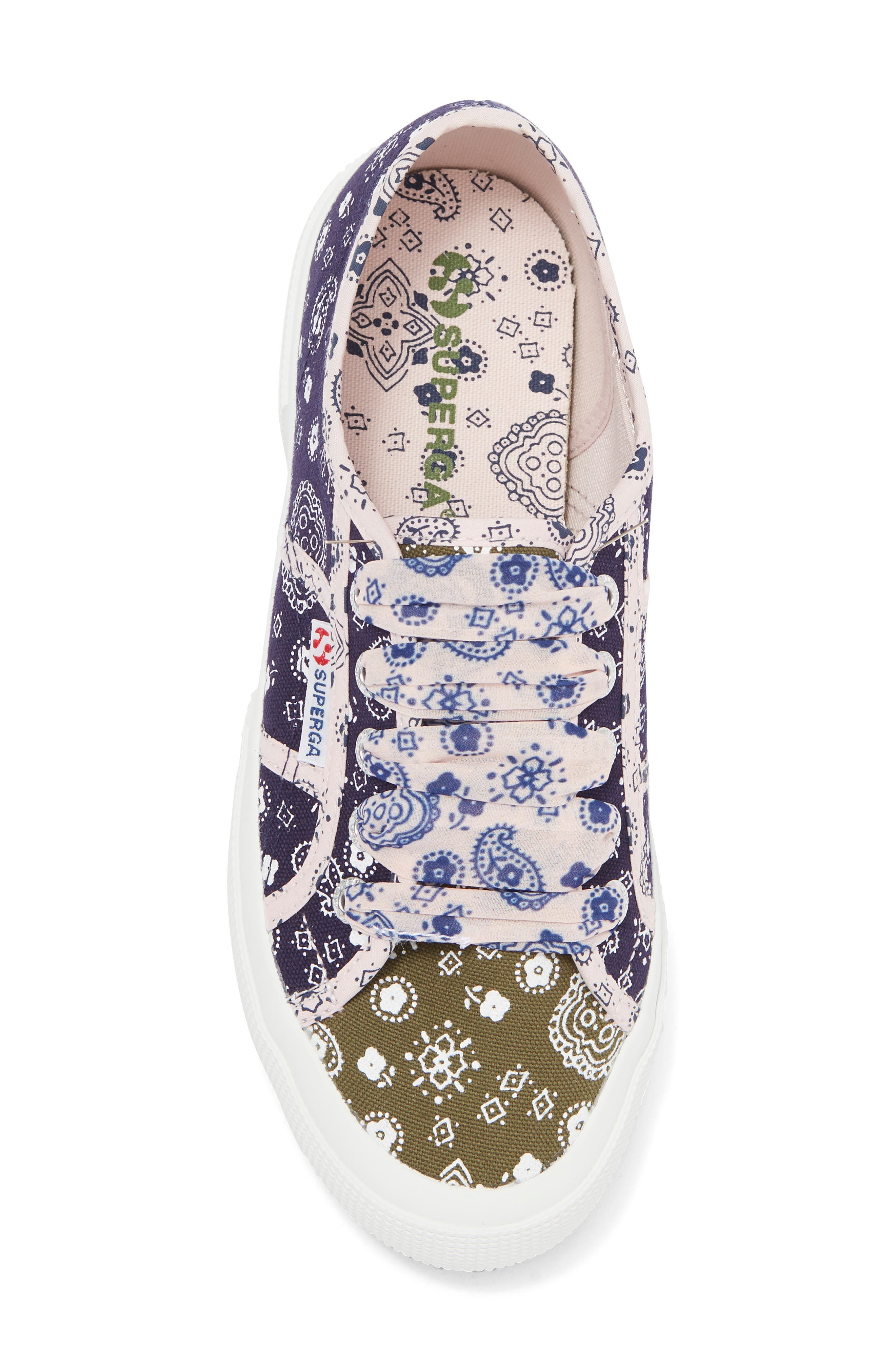 Superga Bandana Paisley Sneaker, Alternate, color, 
