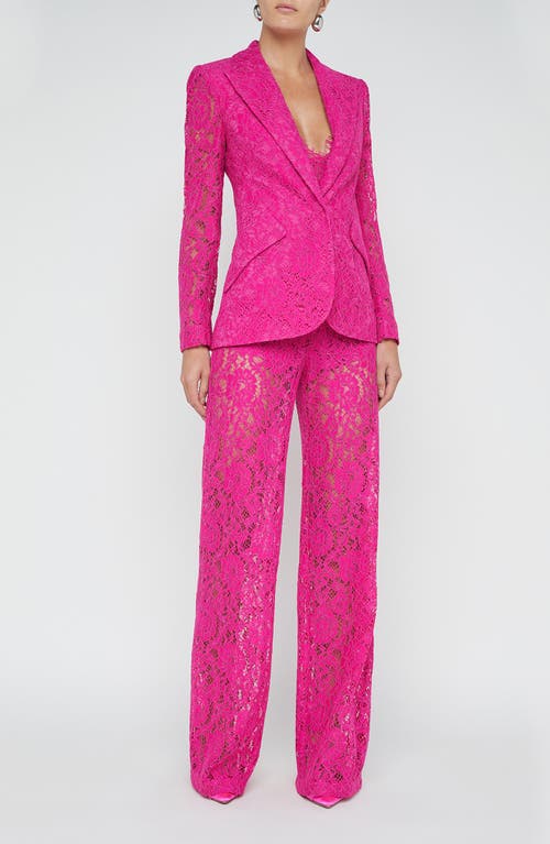 L'agence Chamberlain Lace Blazer In Pink