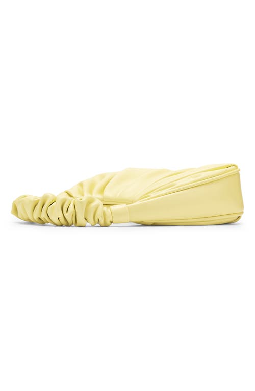 Jw Pei Gabbi Ruched Faux Leather Hobo In Yellow
