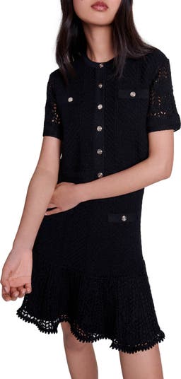 maje 2-in-1 crochet dress | Nordstrom