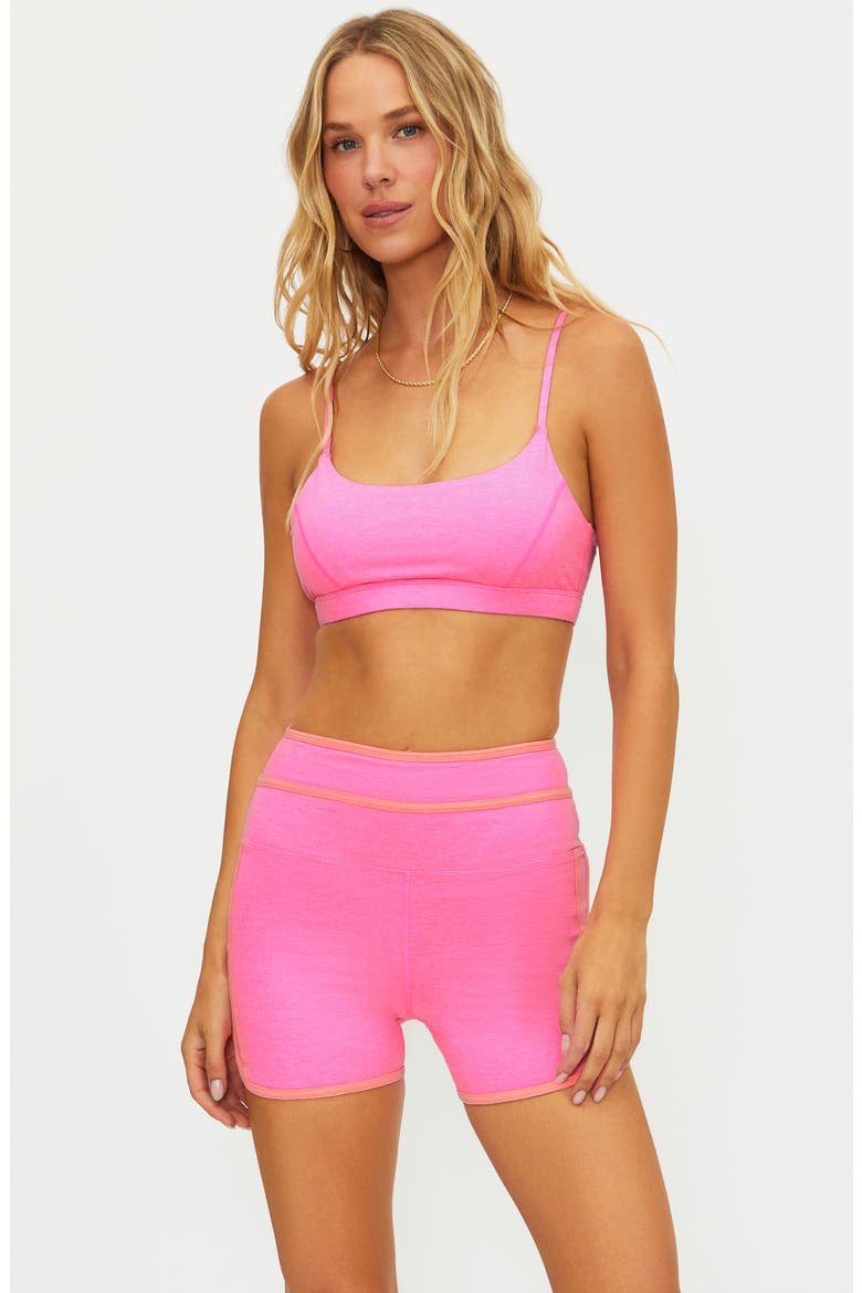 Ryder High Waist Bike Shorts, Alternate, color, SHORELINE