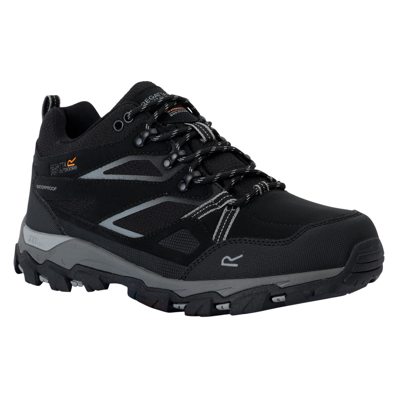 Holcombe 3 Low Walking Boots, Main, color, Black and Granite