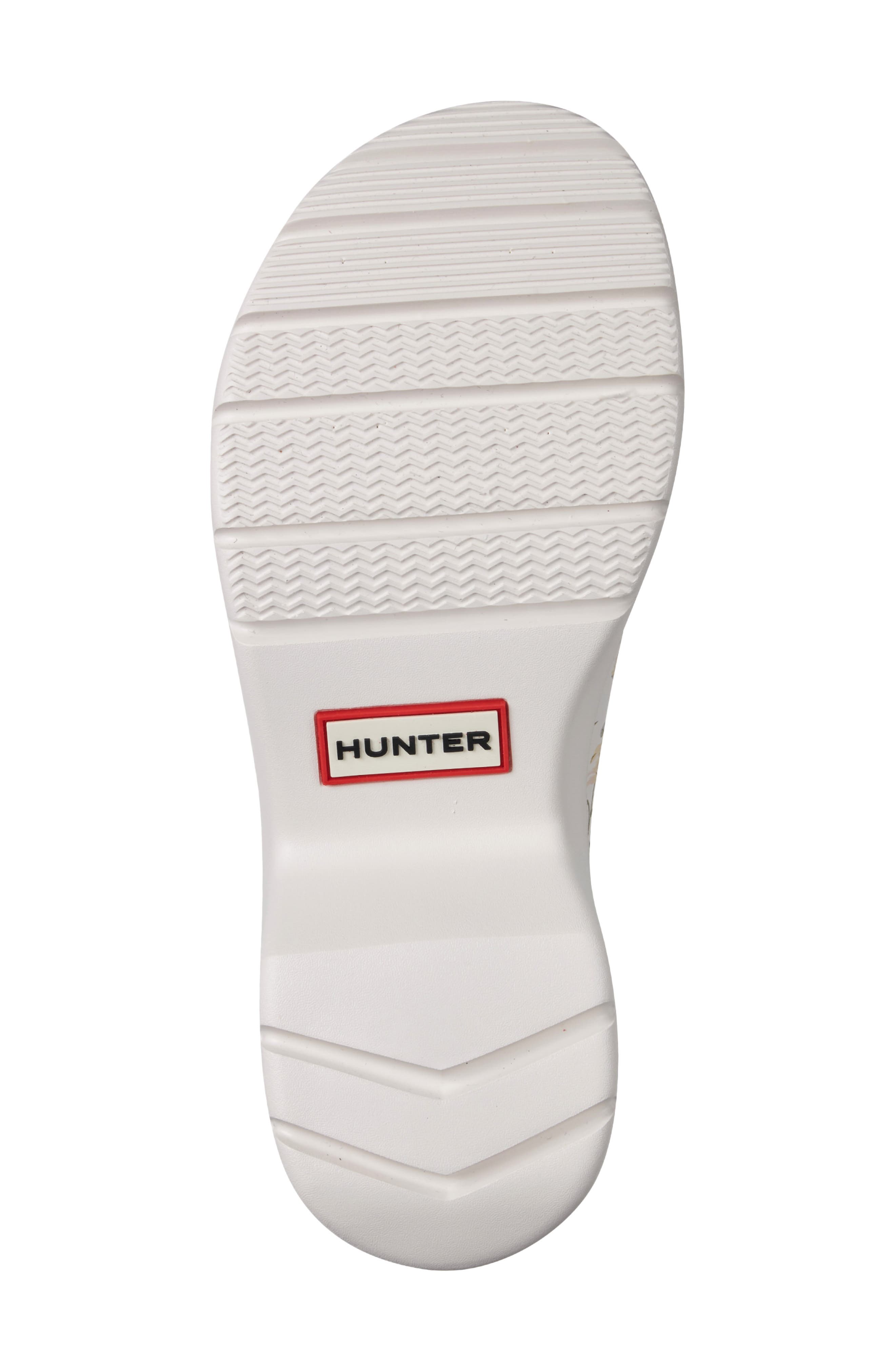 Hunter Anika Floral Waterproof Clog, Alternate, color, Ivory