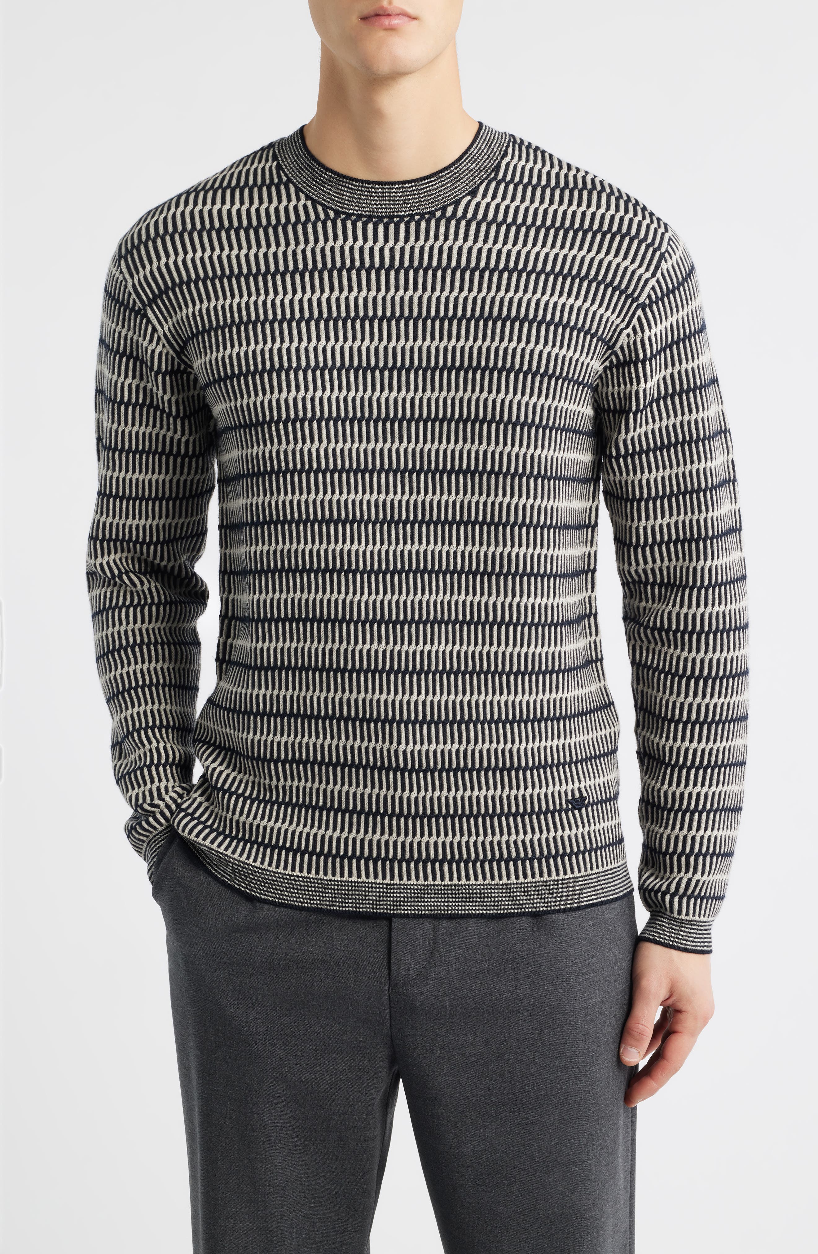 Emporio Armani Crewneck Virgin Wool Sweater