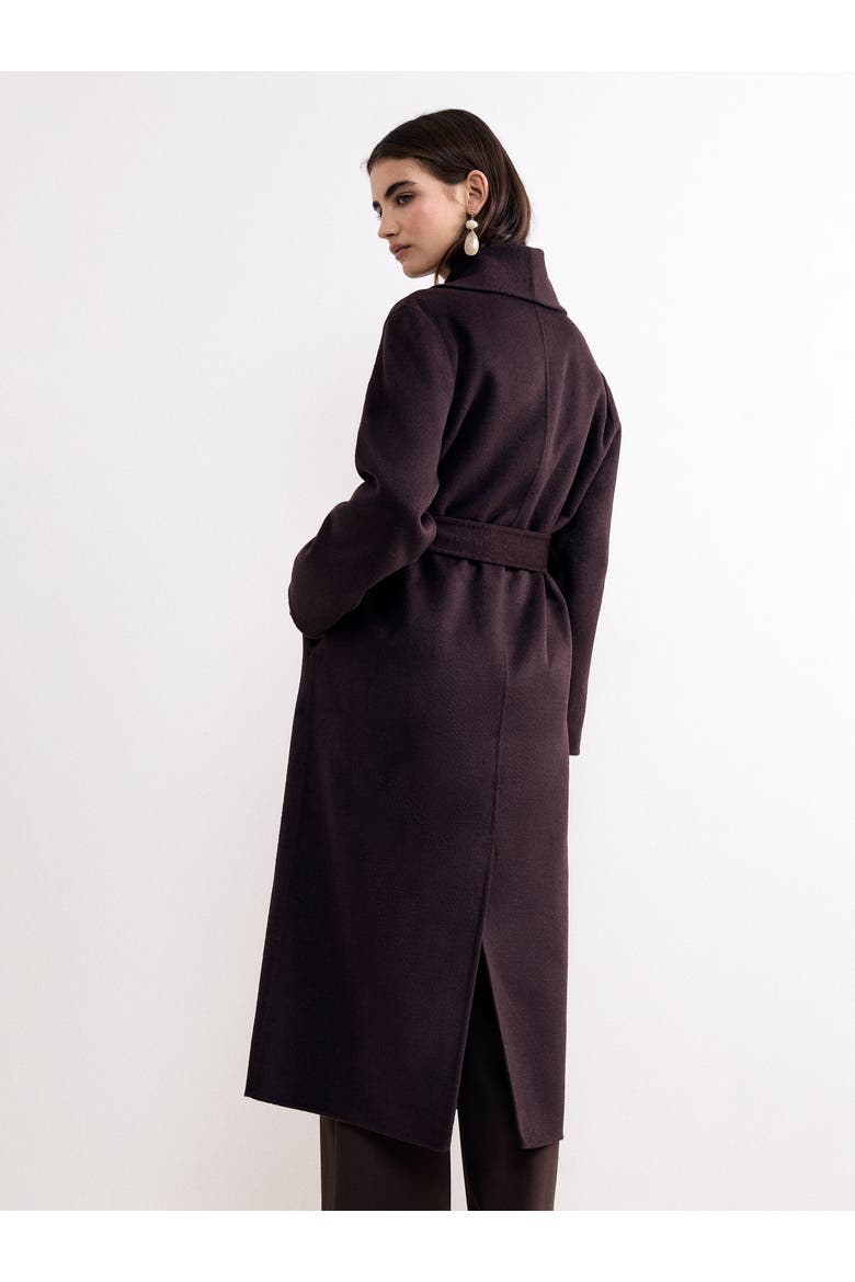 Daisy Midi Coat, Alternate, color, Brown