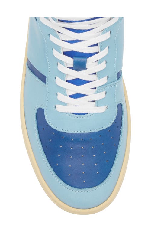 Collegium Pillar Destroyer High Top Sneaker In Blue